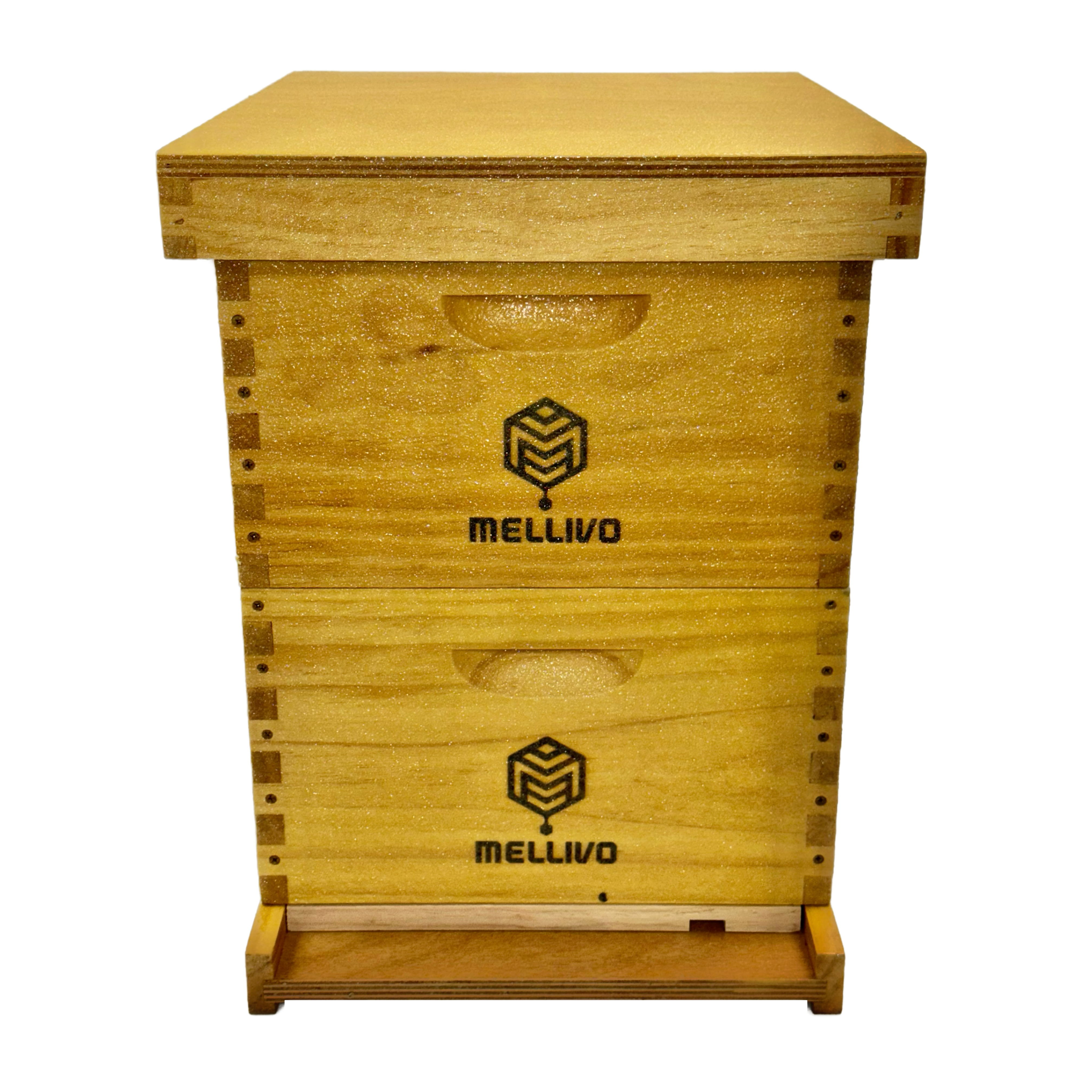 Mellivo Two Deep Beehive Kit - 10-Frame Langstroth Hive