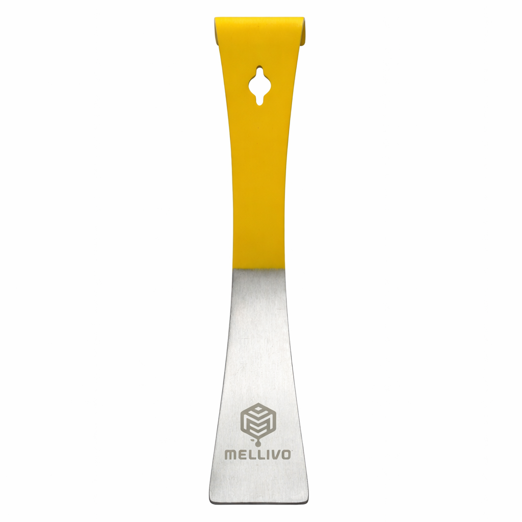 Mellivo Beekeeping Hive Tool - Stainless Steel Bee Hive Scraper & Pry Tool