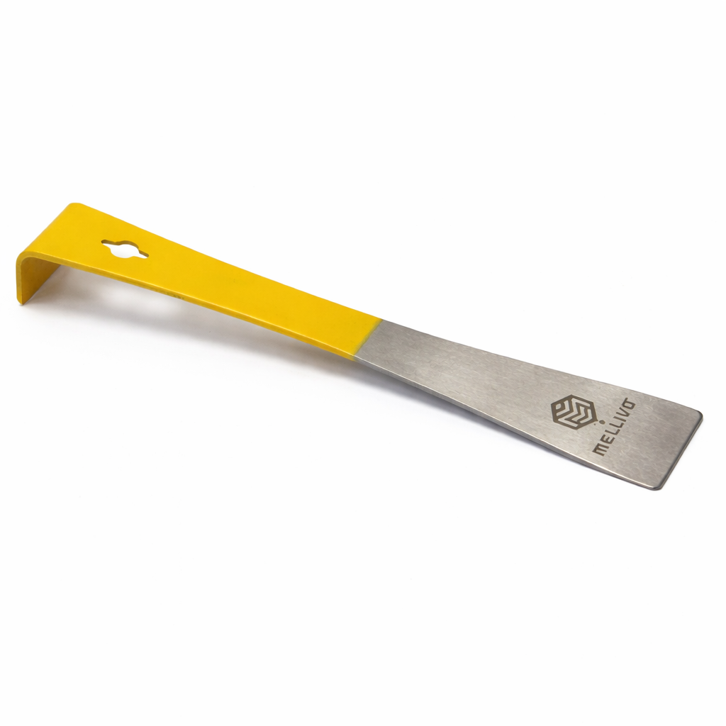 Mellivo Beekeeping Hive Tool - Stainless Steel Bee Hive Scraper & Pry Tool