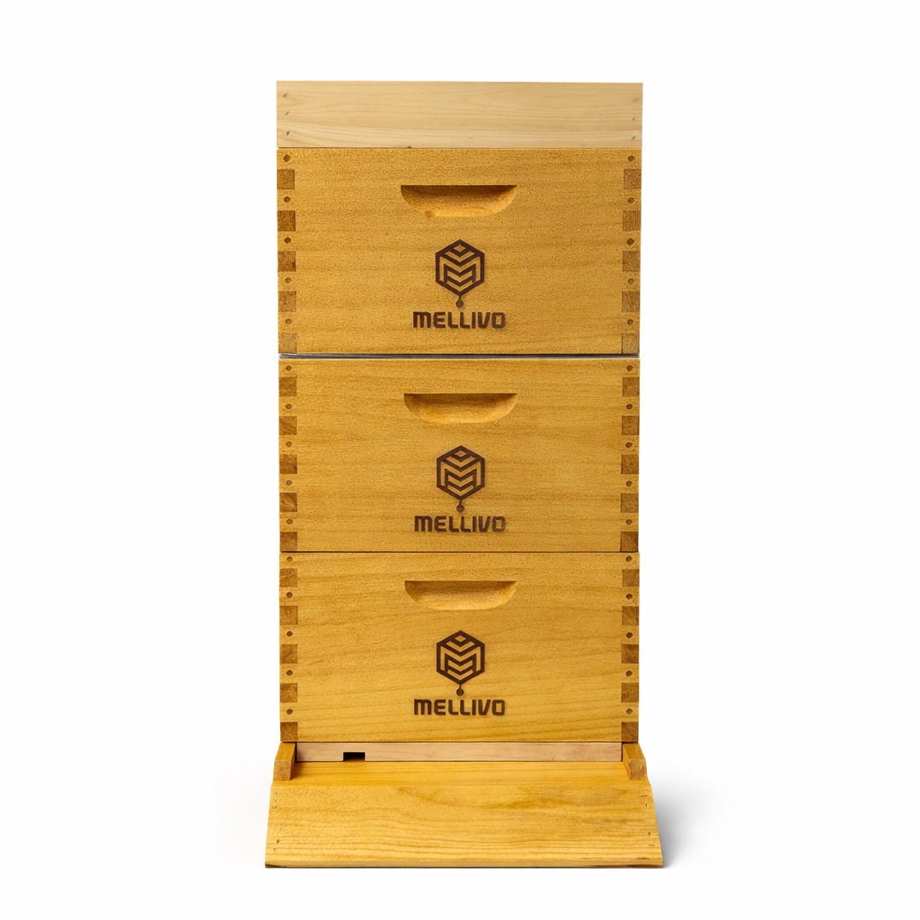 Mellivo Deluxe 3-Deep Beehive Kit