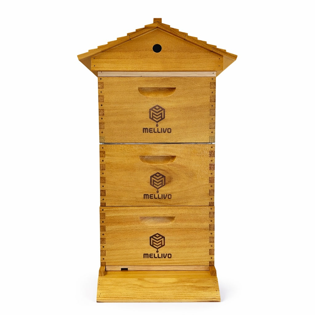 Mellivo Deluxe 3-Deep Beehive Kit