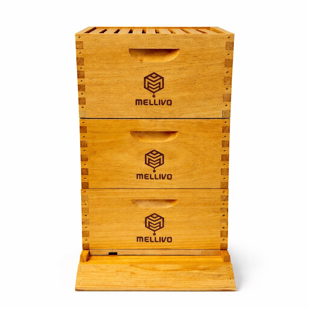 Mellivo Deluxe 3-Deep Beehive Kit