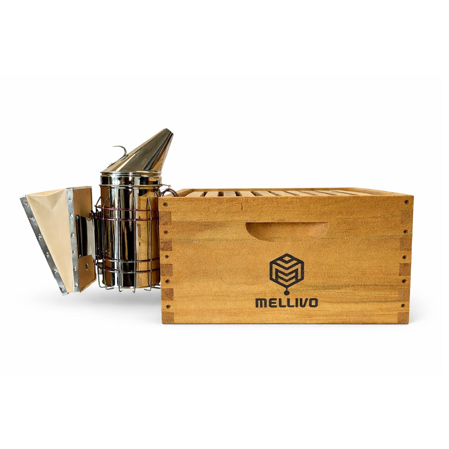 Mellivo Stainless Steel Smoker with Wrap Around Heat Shield