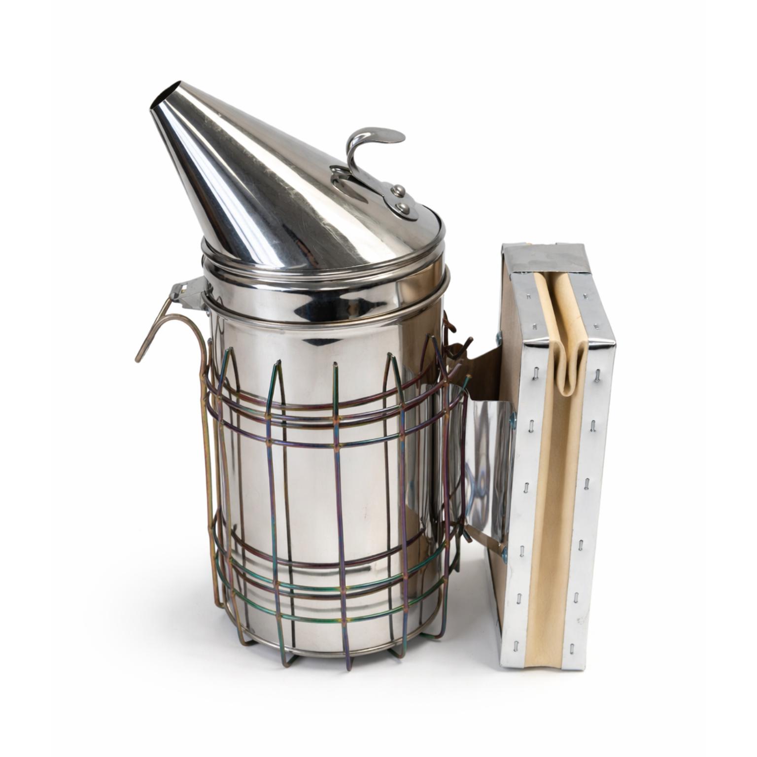 Mellivo Stainless Steel Smoker with Wrap Around Heat Shield