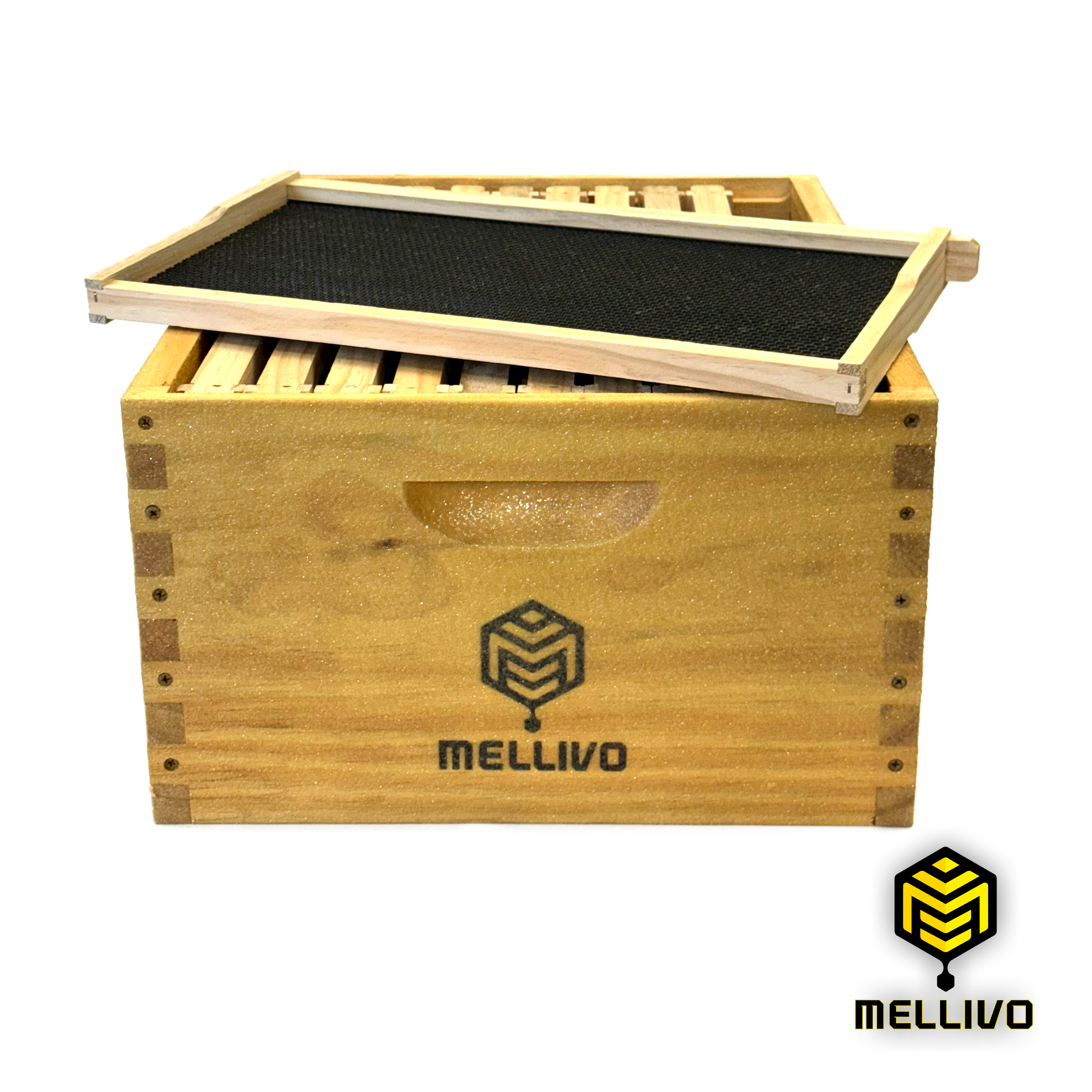 Mellivo Deep Hive Body with Frames - 10-Frame Langstroth Box