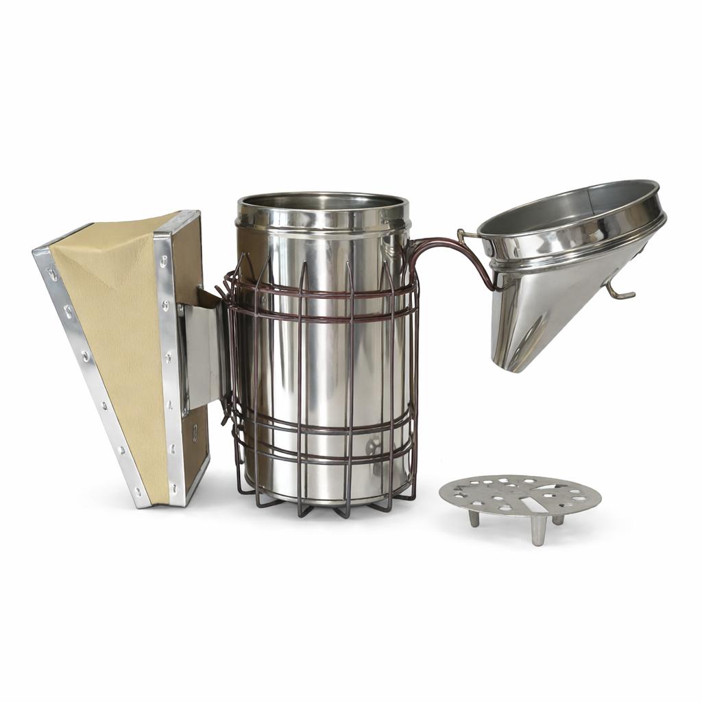 Mellivo Stainless Steel Smoker with Wrap Around Heat Shield